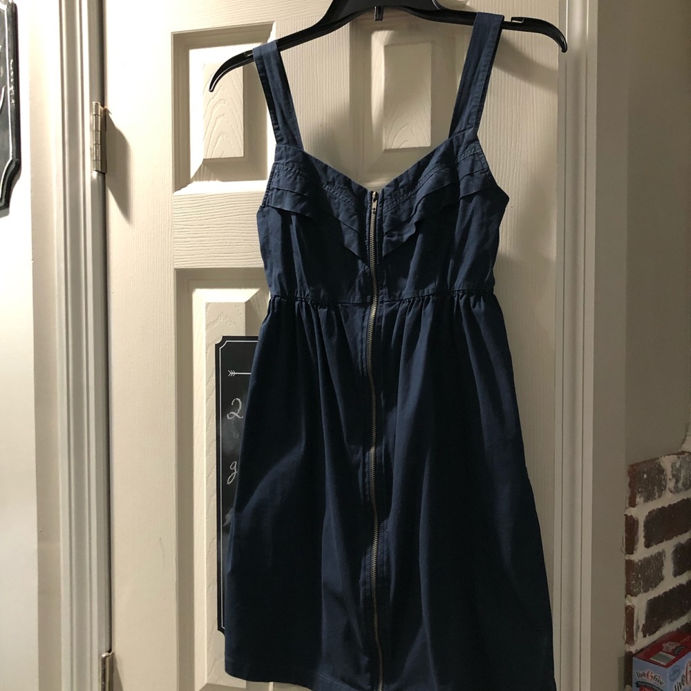 Navy blue sundress